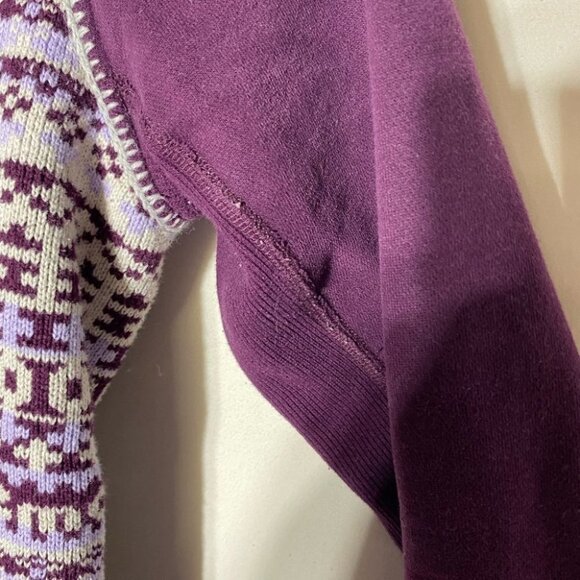 Lululemon Special Edition Purple Fair Isle Scuba Hoodie 4/XS - Picture 11 of 16